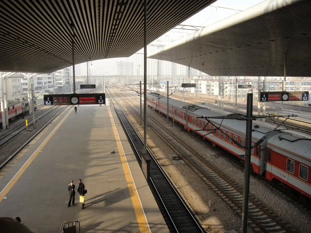 No.2 and No.3 Platform of Taiyuan Railway Station