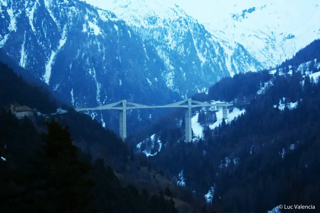 Ganter Bridge at Highway E62 to Simplon Pass (near Swiss-Italian Border)