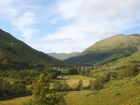 Skotland: Glenfinnan - Harry Potter Bridge