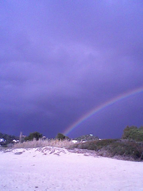 arcobaleno spiaggia di marongiu cagliari