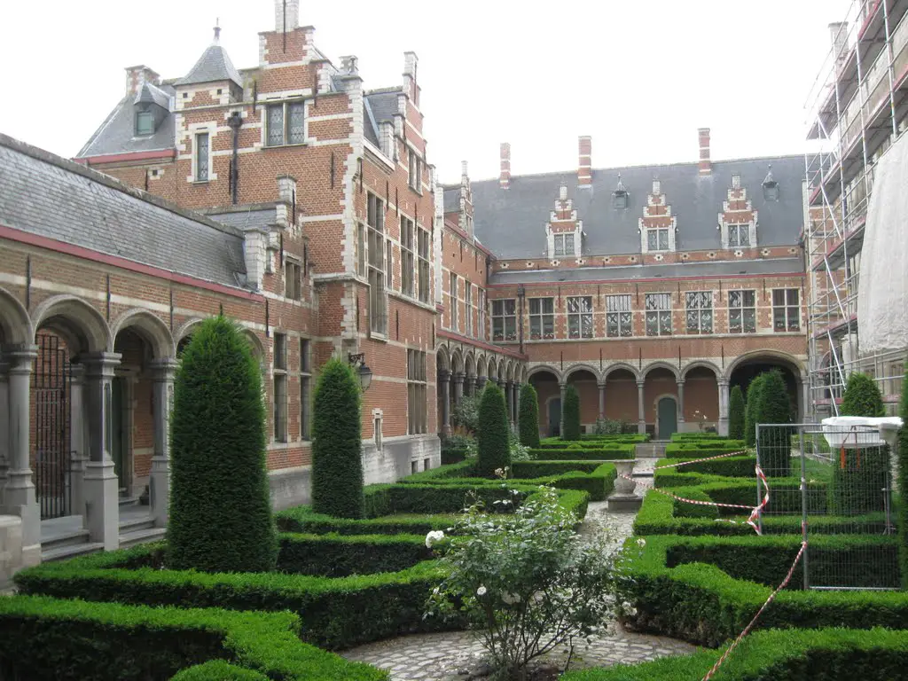 Courtyard House of Savoye (Margaret of Austria castle), Mechelen, Belgium