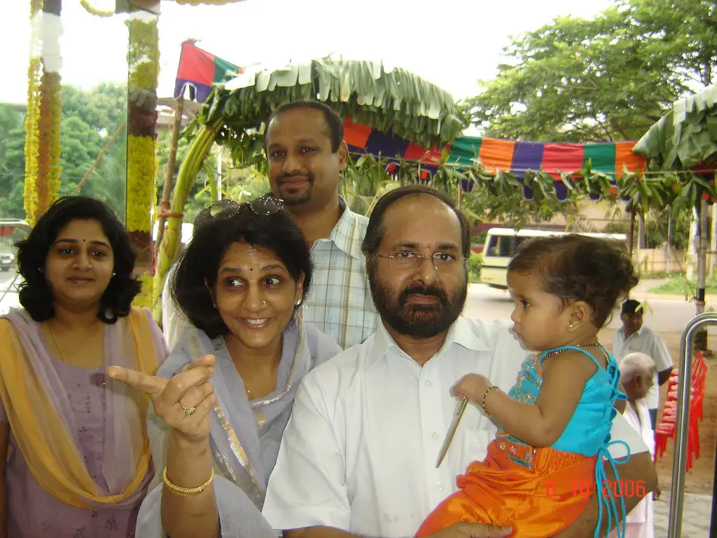 Mr. Venugopal and his family, Naidu Hall Owner.