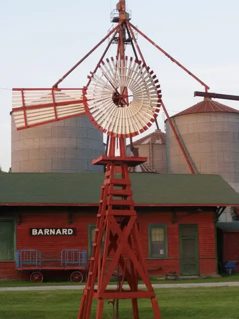 Windmill and Depot
