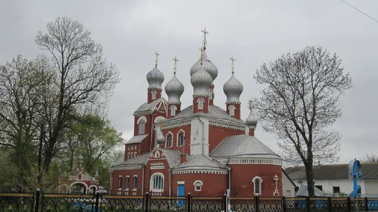 David-Gorodok. The 1913  Kazanskaya Church
