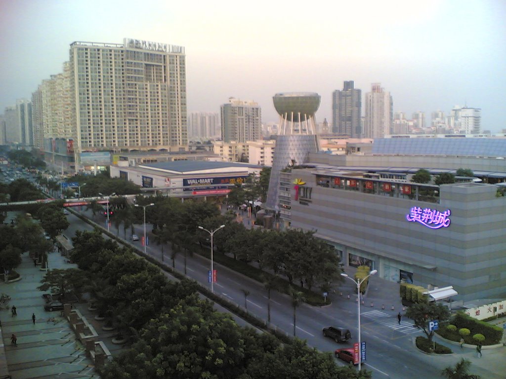 Shekou Skyline Across Garden City Mall And Walmart Mapio Net