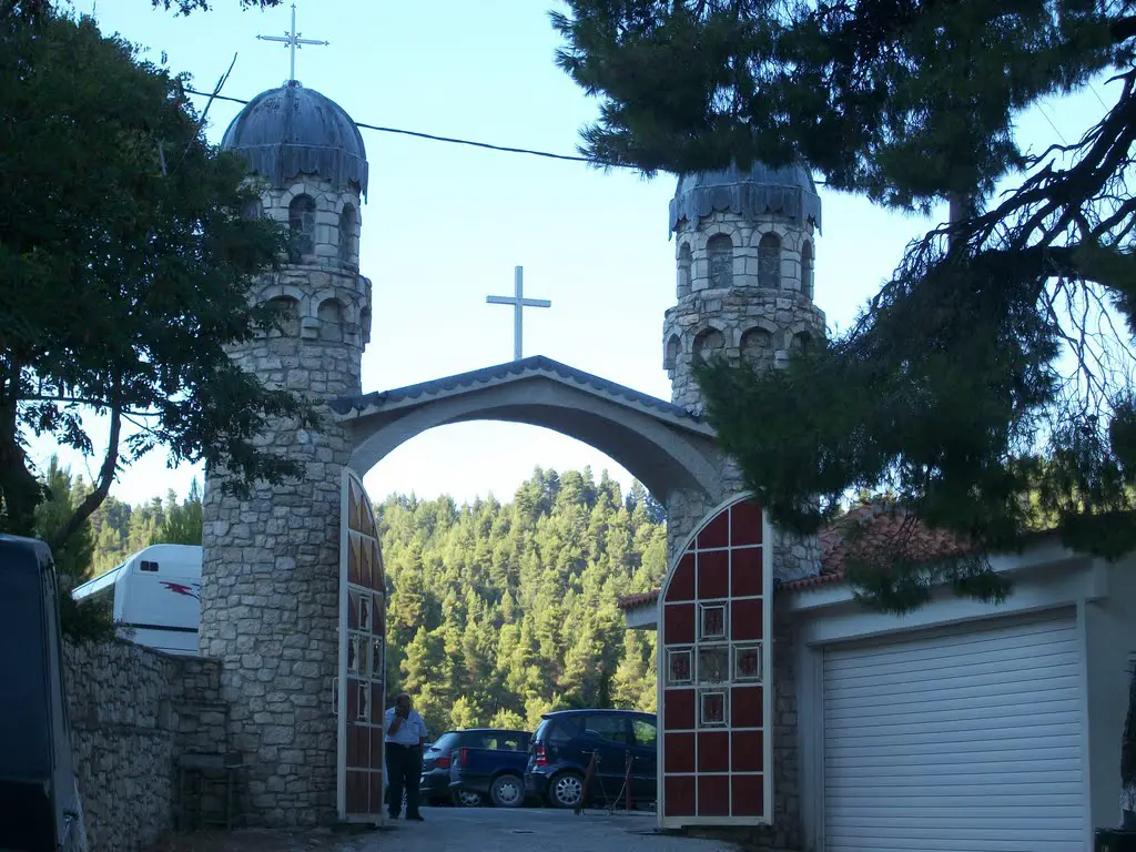 Monh Osioy Dayid Boreias Eyboias Saint David S Monastery North Evia Mapio Net