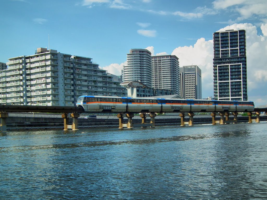 Tokyo Monorail Keihin Canal 京浜運河 東京モノレール Mapio Net
