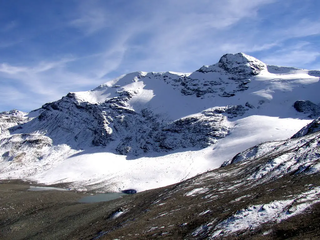 Pointe de Méan Martin 3330 m, Glacier des Fours