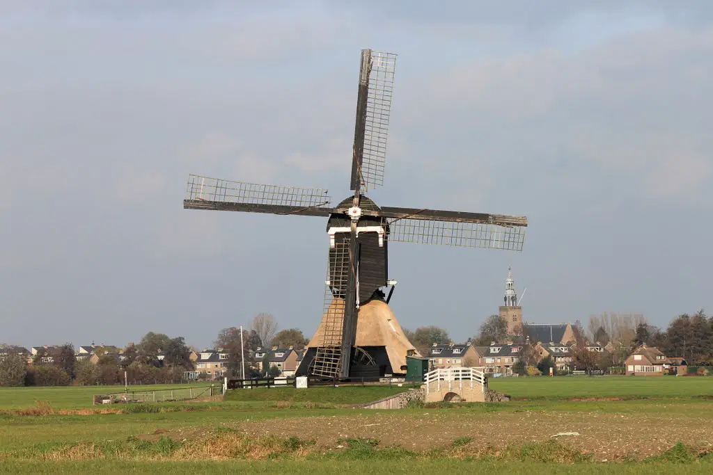 Nederland - Zuid-Holland - Streefkerk - Oude Weteringmolen 1751