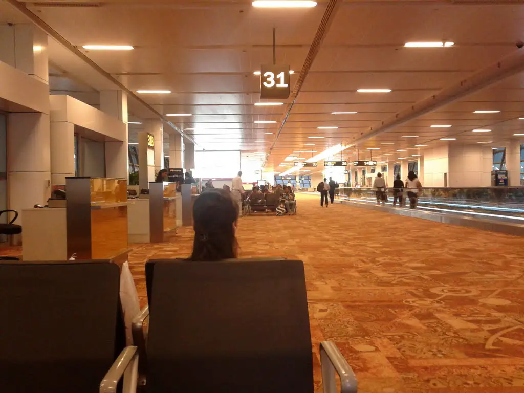 Inside IGI Airport
