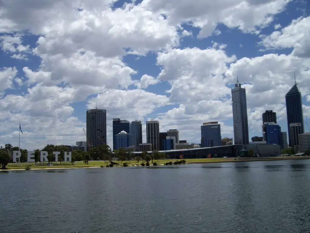 Australia - Perth City from the river