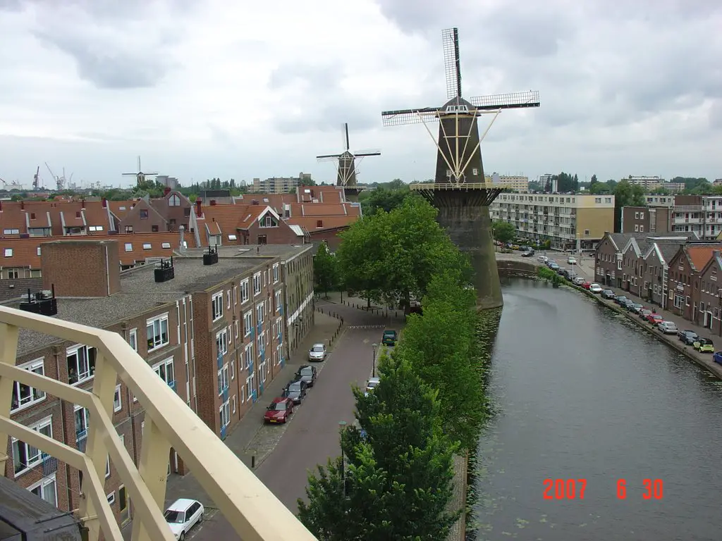 Yel Değirmenler ülkesi schiedam, Rotterdam - Hollanda     
