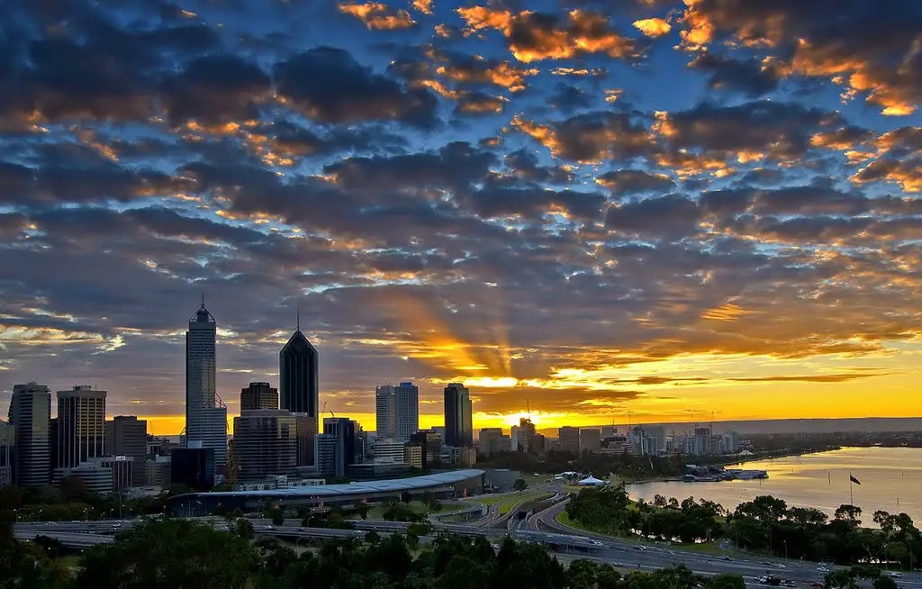 A golden sunrise - Perth, Western Australia