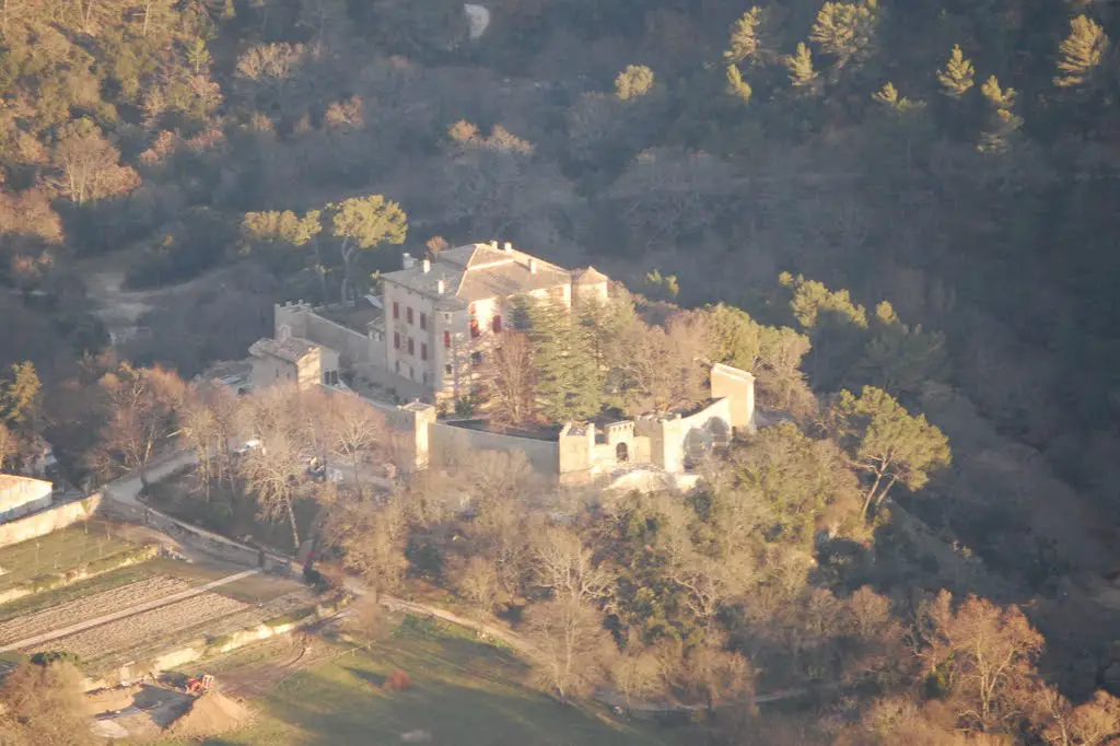 Aerial view of the Castle