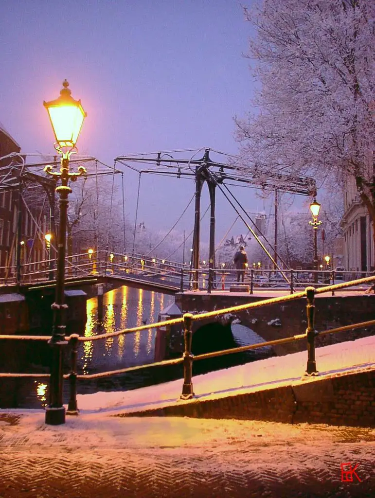 Snow in Schiedam