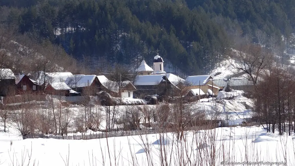 Topești, Romania - Winter View