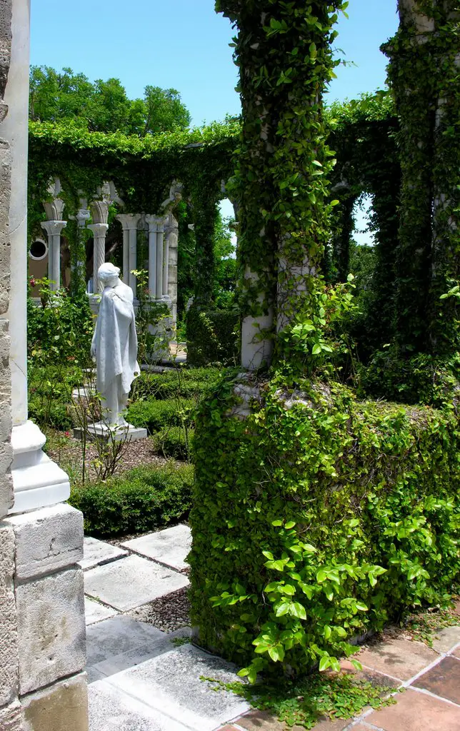 Rose Garden Inside Of The Cloisters Paradise Island Bahamas