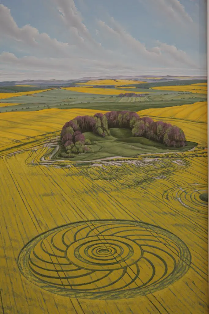 Crop circle (peinture de Hubert Munier)