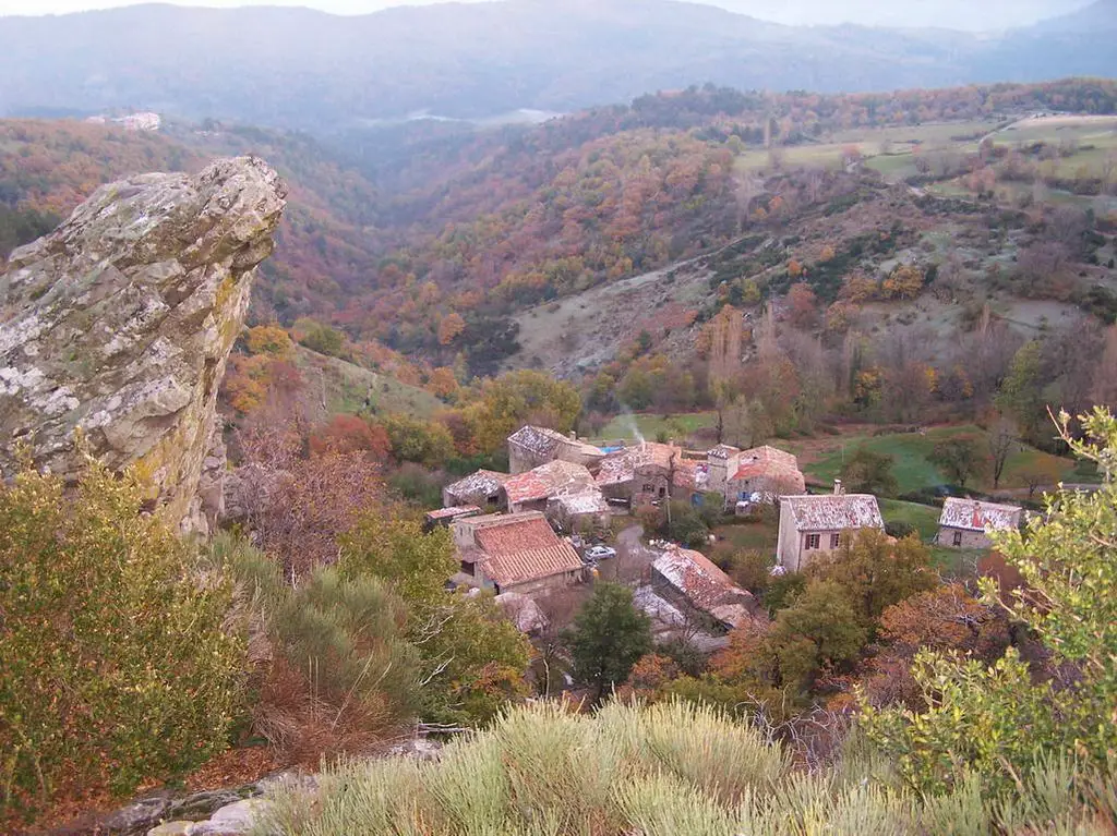 Village perché en Ardèche