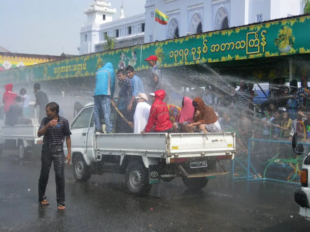 Water festival Yangon, Myanmar (Burma)