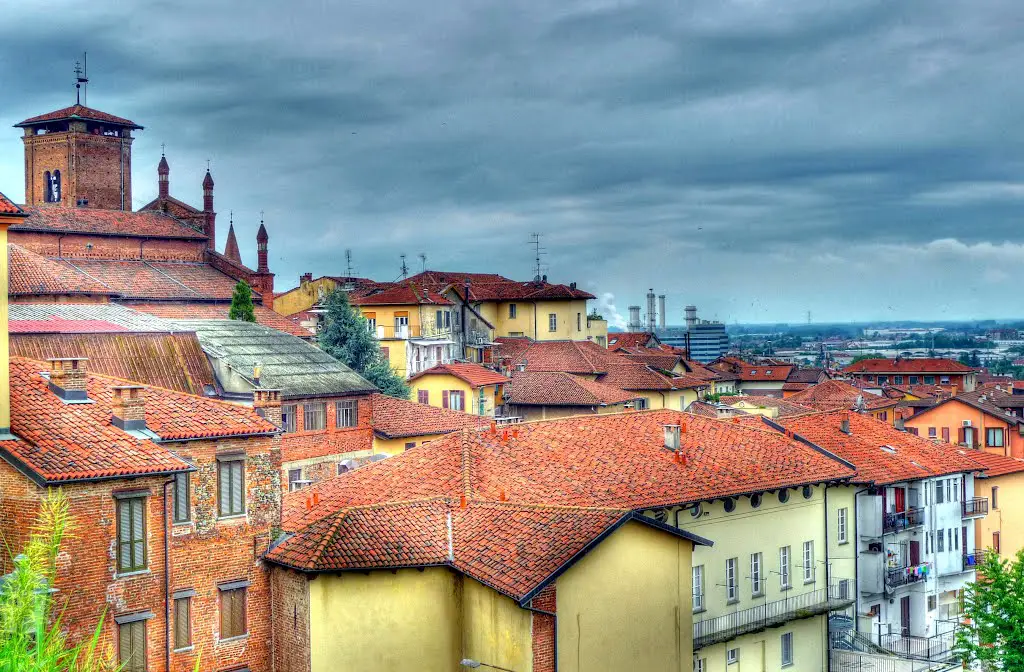 Moncalieri (TO) - Panoramica sui tetti del centro storico