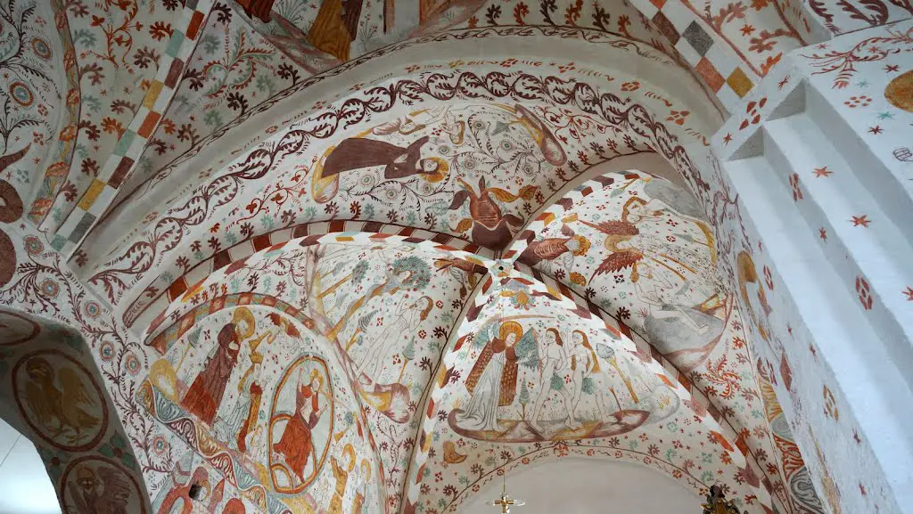 Kalkmalerier i Fanefjord Kirke, Møn, Danmark