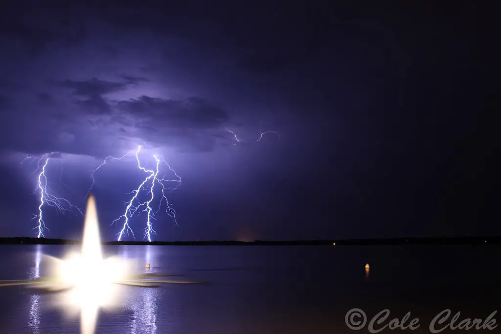 Lightning over buffalo Lake,MN