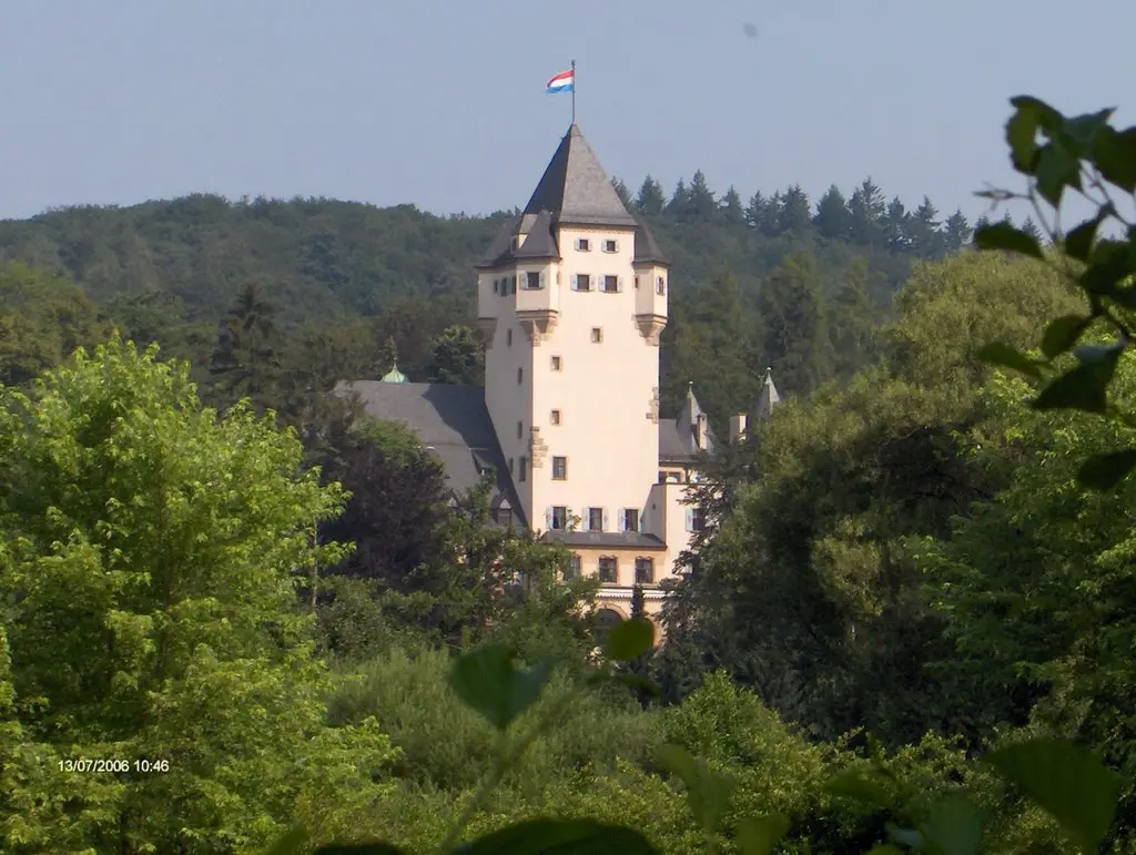 Das Schloss des Grossherzogs von Luxemburg