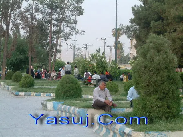 پارک مرکزی شهر دهدشت deh dasht