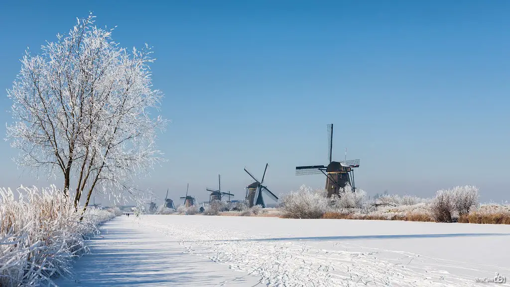 Winter wonderland, Kinderdijk