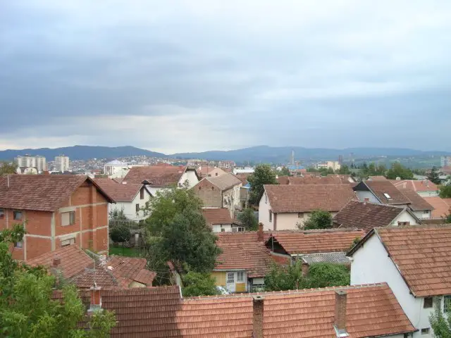 Pogled iz Lovćenske(tehnička škola)