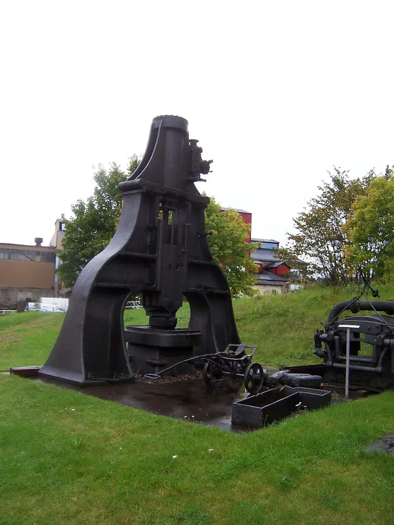 at the Boxholm Bruksmuseum: Steam hammer (Boxholm, Sweden)