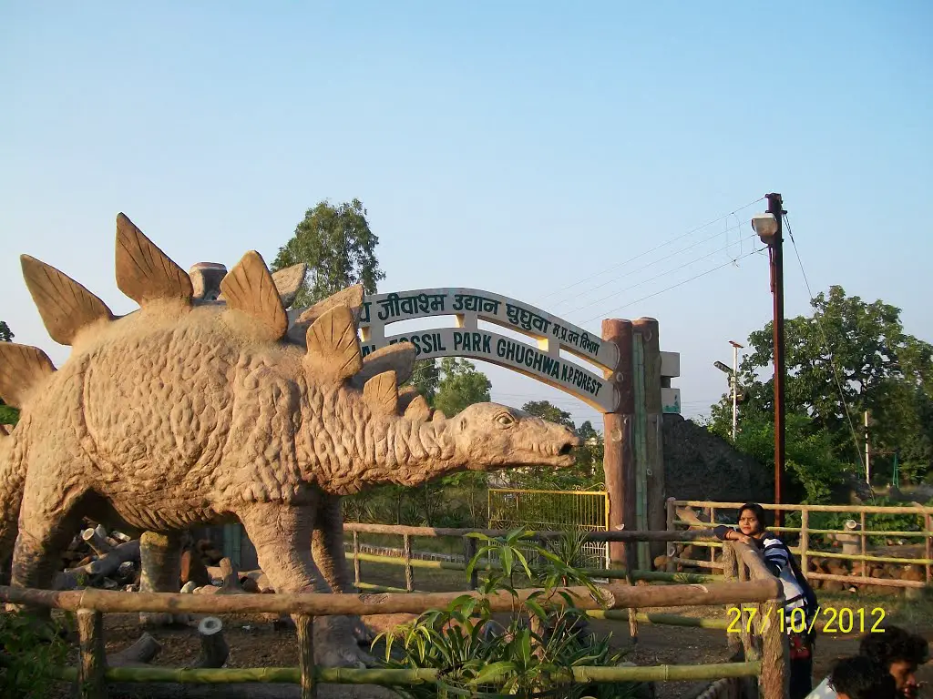 Main Entrance of Ghughwa Fossil Park. World 2nd largest fossil park.