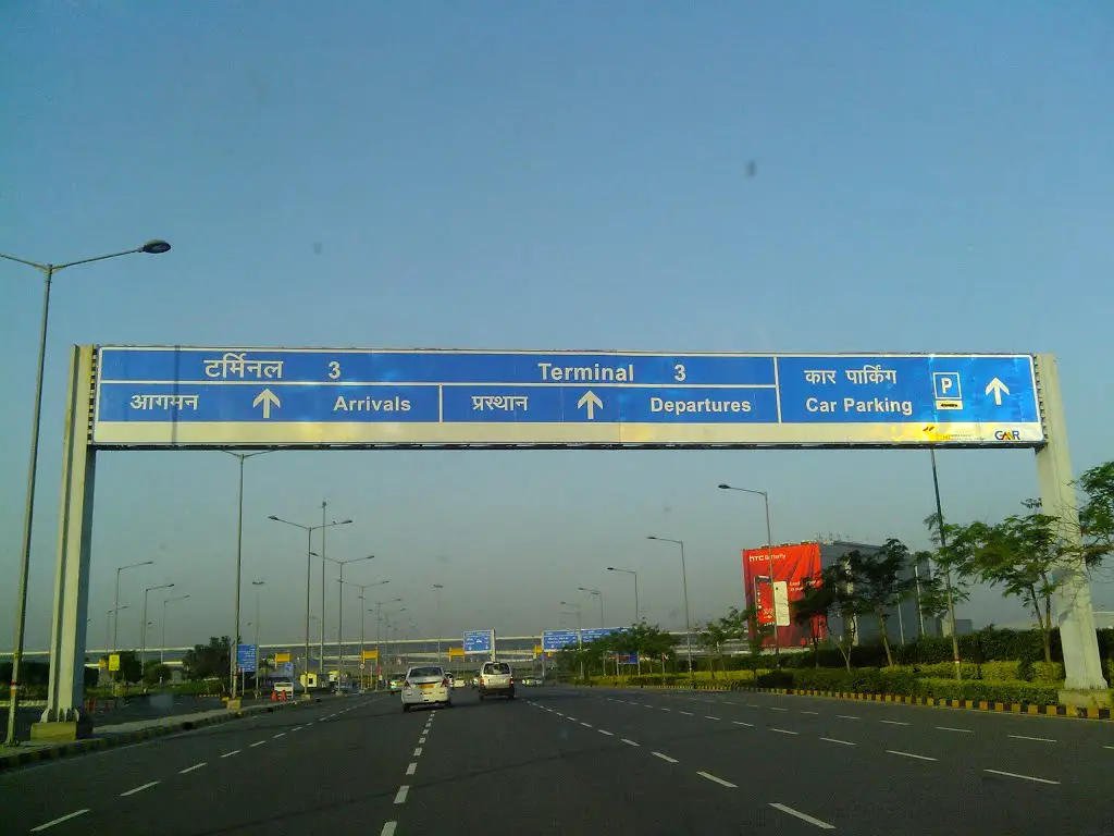 Towards IGI Airport, New delhi