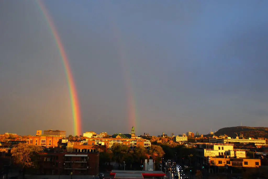 Double Rainbow over Montreal