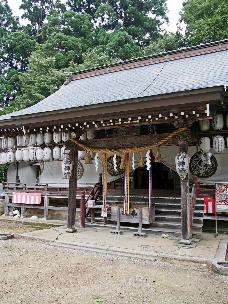 志賀理和氣神社拝殿、Haiden of Shikariwake-jinja shrine