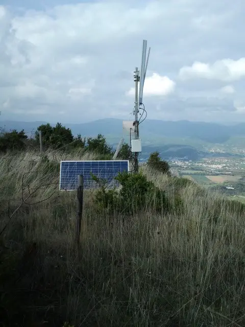 Antenne à la montagne du Lerou Saint Bauzile