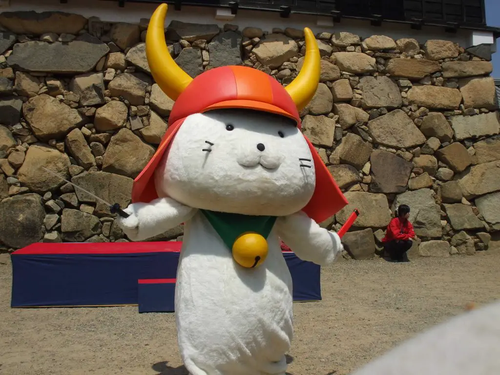 愛嬌を振りまくひこにゃん Hikone Castle S Popular Character Hikonyan 08 5 4 Mapio Net